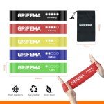 GRIFEMA GAK5001 Resistance Bands Set - 5 Levels