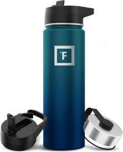 Insulated Stainless Steel Water Bottle with Straw