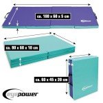 Foldable 180x60 Gymnastics Mat for Home Workouts