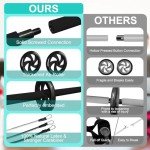 Pilates Bar Kit with Resistance Bands for Home Workouts