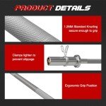 SPART 4FT Olympic Barbell for Weight Lifting