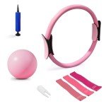 Pilates Ring Set with Ball & Resistance Bands