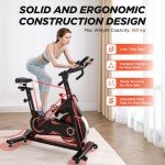 Advamsoler Indoor Spin Bike with LCD Display