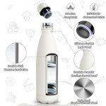 HoneyHolly 500ml Stainless Steel Kids Water Bottle