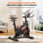 Dripex Quiet Magnetic Resistance Home Exercise Bike