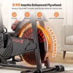 Dripex Quiet Magnetic Resistance Home Exercise Bike