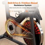 Dripex Quiet Magnetic Resistance Home Exercise Bike