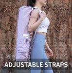 Premium Waterproof Yoga Mat Carrier with Pockets