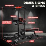 SQUATZ Multifunctional Pull-Up Workout Station