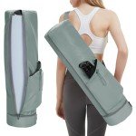 Large Yoga Mat Bag with Strap and Pockets