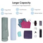 Large Yoga Mat Bag with Strap and Pockets