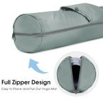 Large Yoga Mat Bag with Strap and Pockets