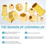 Compression Sleeve Ferrule Fitting Assortment Kit - 120pcs