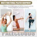 Paleclouds Pilates Kit with Dumbbells and Ring