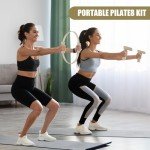 Paleclouds Pilates Kit with Dumbbells and Ring
