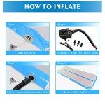 Inflatable Gymnastics Mat with Pump for Home Use