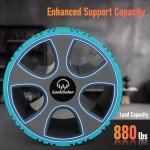 Luckcolor Deep Tissue Massage Back Roller Wheel