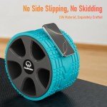 Luckcolor Deep Tissue Massage Back Roller Wheel