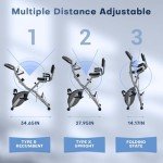 VANNECT 5-In-1 Folding Exercise Bike with Resistance Bands