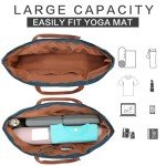 Extra Large Yoga Mat Tote Bag with Pockets