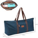 Extra Large Yoga Mat Tote Bag with Pockets