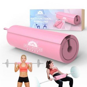 Lights Mountain 2-in-1 Foam Barbell Pad - Pink