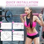 Lights Mountain 2-in-1 Foam Barbell Pad - Pink