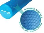 Blue Half Round Foam Roller for Muscle Relief