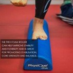 Blue Half Round Foam Roller for Muscle Relief