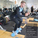 Blue Half Round Foam Roller for Muscle Relief