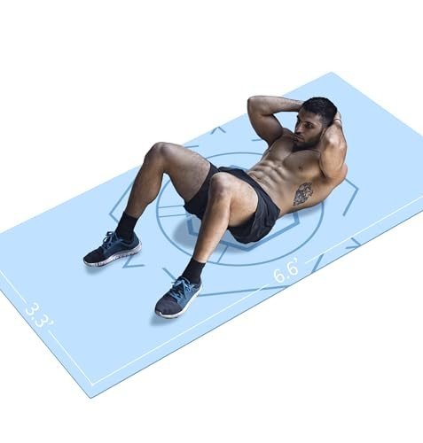 Extra Large Non-Slip Yoga Mat with Carry Bag