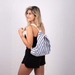 Turkish Cotton Beach Towel & Backpack Combo