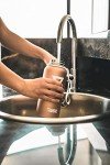 Stainless Steel Insulated Water Bottle 1L - Black
