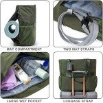 Waterproof Yoga Mat Tote Bag with Storage Pocket