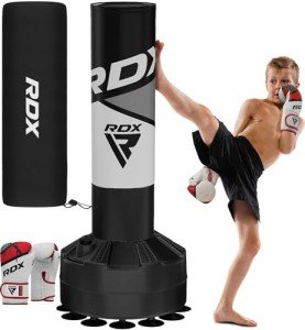 RDX 4FT Kids Free Standing Punch Bag with Gloves
