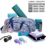 Large Canvas Yoga Mat Bag with Wet Pocket