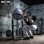 GORILLA SPORTS Squat Rack - Adjustable Heavy Duty