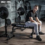 GORILLA SPORTS Squat Rack - Adjustable Heavy Duty