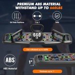 KUYOU Portable Home Gym with Resistance Bands & Bar