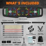 KUYOU Portable Home Gym with Resistance Bands & Bar