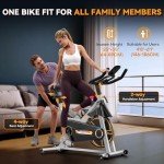 RIKSION Magnetic Spin Bike for Home Gym