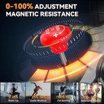 RIKSION Magnetic Spin Bike for Home Gym