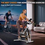 RIKSION Magnetic Spin Bike for Home Gym
