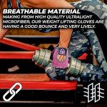 FIGHTSENSE Non-Slip Weight Lifting Workout Gloves