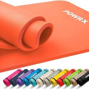 POWRX Premium Yoga Exercise Mat with Accessories