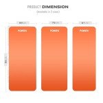 POWRX Premium Yoga Exercise Mat with Accessories