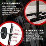 K-Sport Adjustable Barbell Squat Rack & Bench