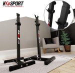 K-Sport Adjustable Barbell Squat Rack & Bench