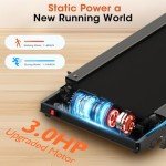 VANNECT Folding Treadmill with App & Heart Rate