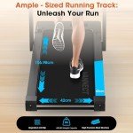 VANNECT Folding Treadmill with App & Heart Rate